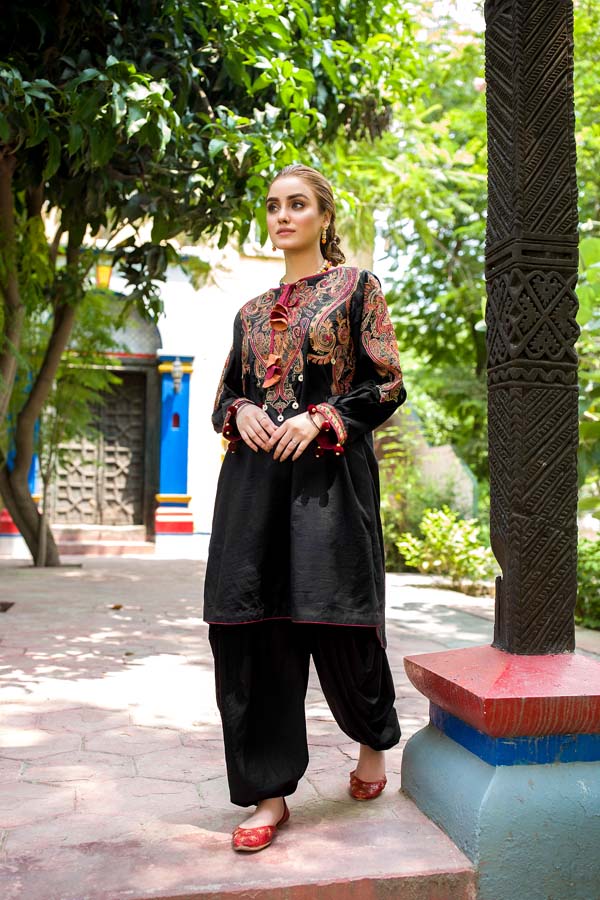 Dalmatian - Embroidered Lawn 2PC Unstitched - Image 2