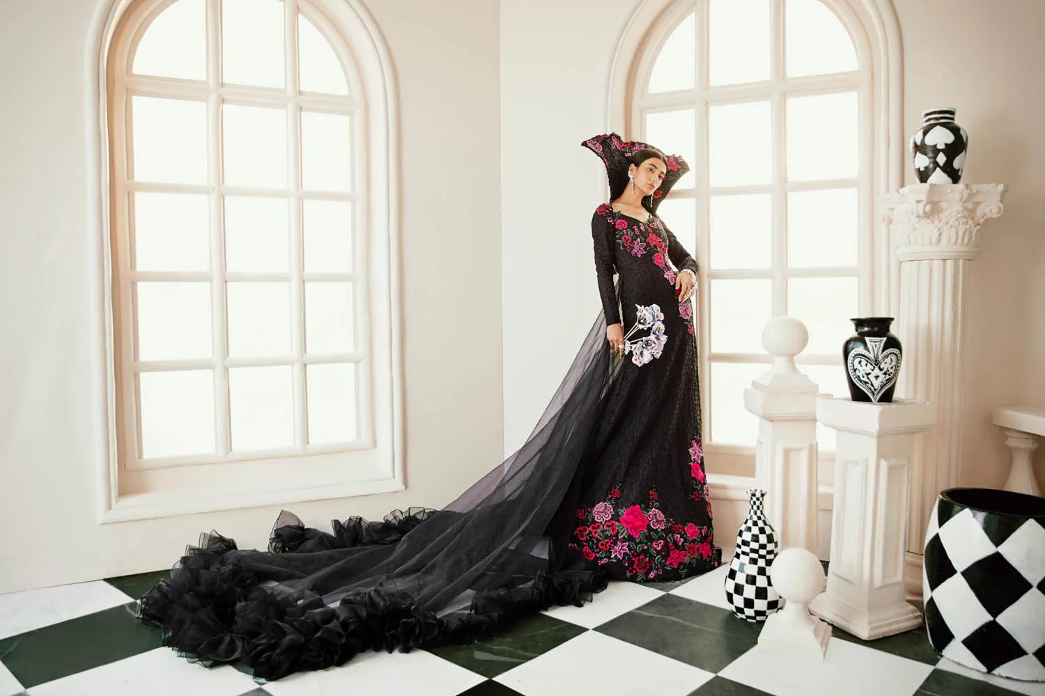 Dalnim - Stitched Organza Maxi - Image 3