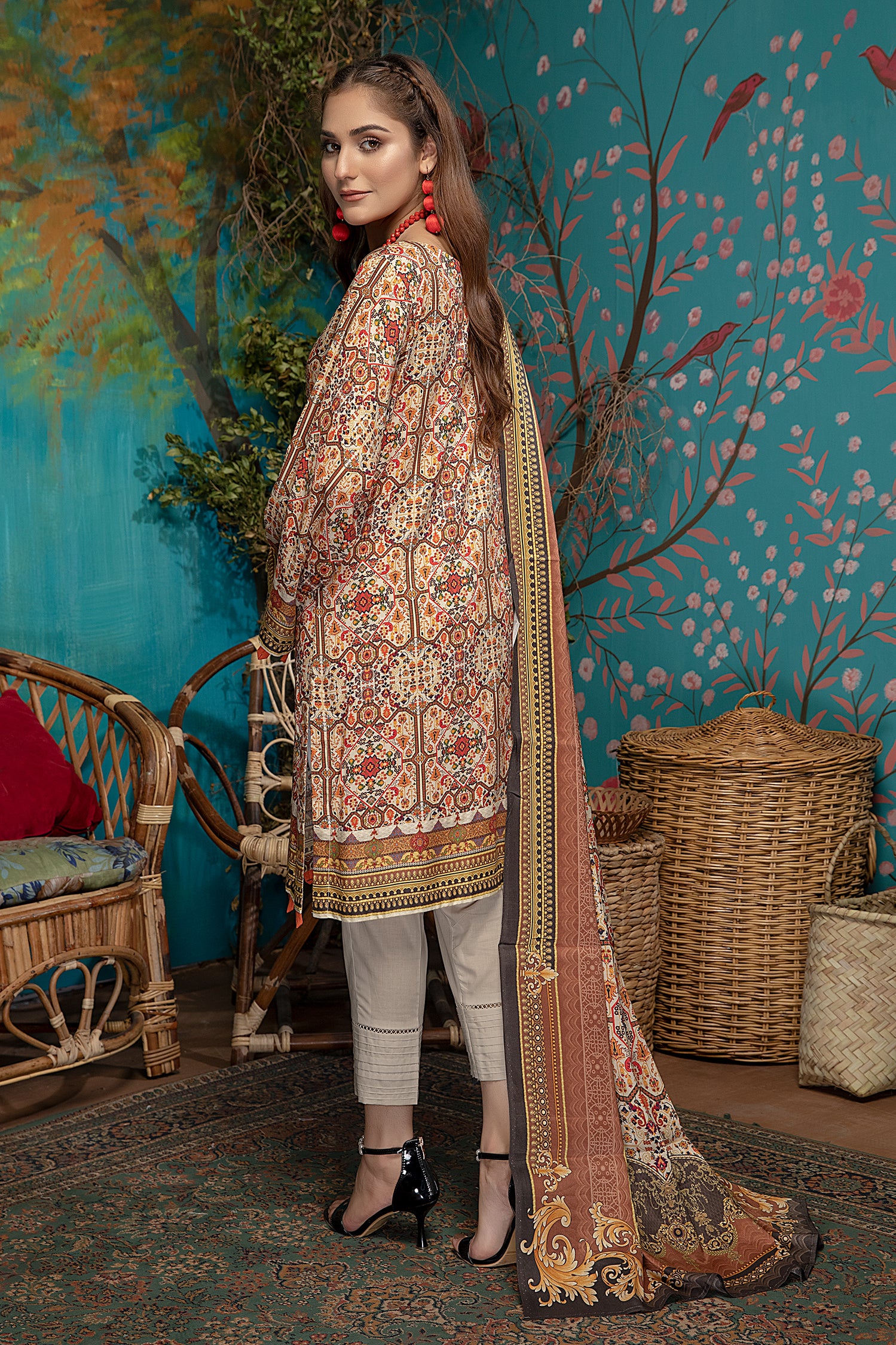 Datura - Digital Printed Linen - Image 2