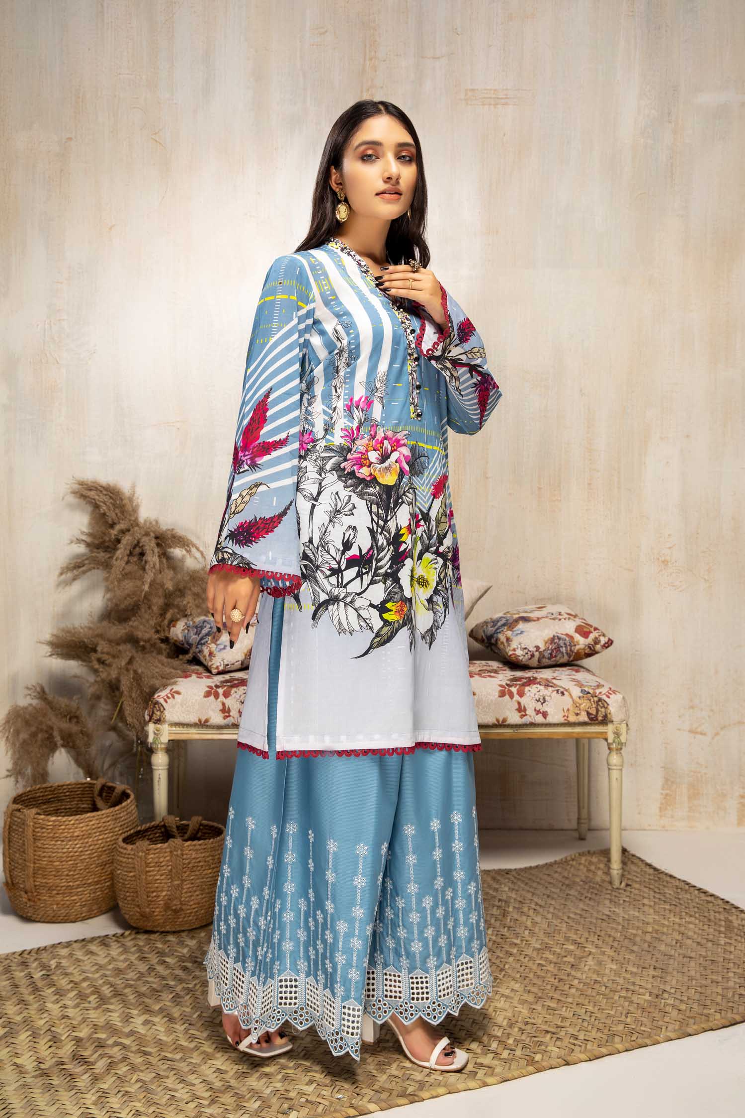 Deluxe - Digital Printed Lawn 2 piece - Image 2