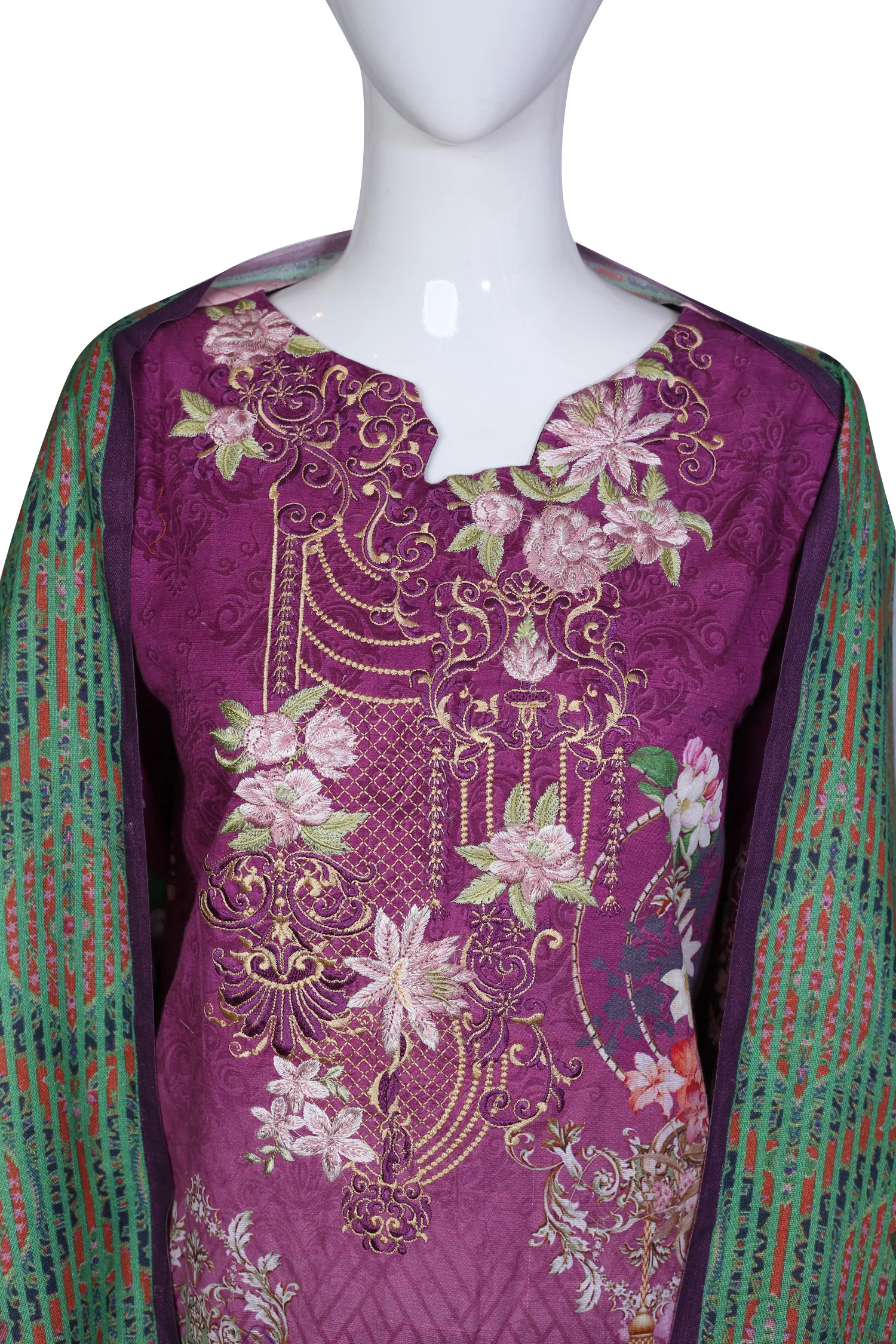 Diotis - Stitch 2PC Embroidered Khaddar - Image 3
