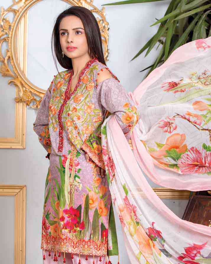 DIRTY PINK (Lawn - 3 Piece) - Image 2