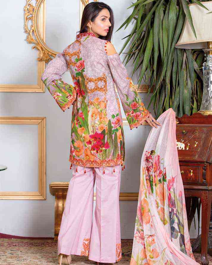 DIRTY PINK (Lawn - 3 Piece) - Image 3