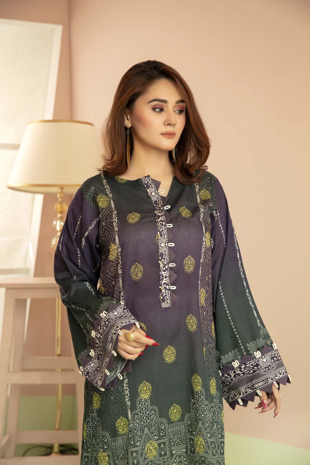 Dolt - Printed Stitch Kurti - Image 2