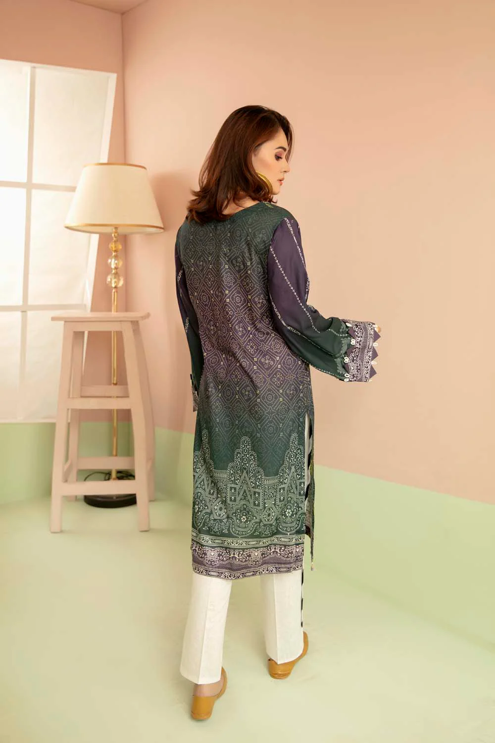 Dolt - Printed Stitch Kurti - Image 3