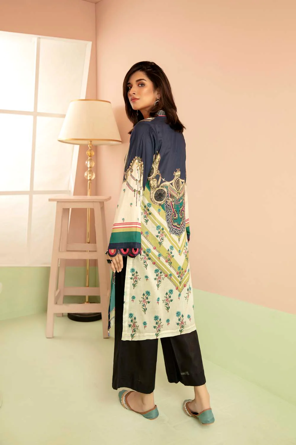 Drozil - Printed Stitch Kurti - Image 3