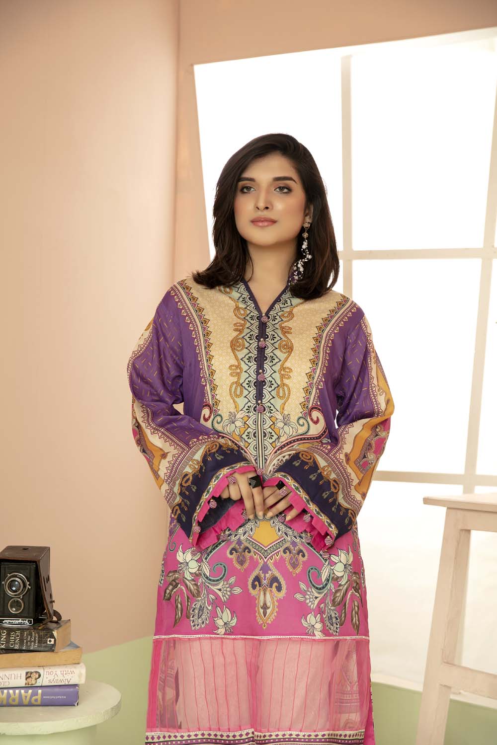 Eigengrau - Printed Stitch Kurti - Image 2
