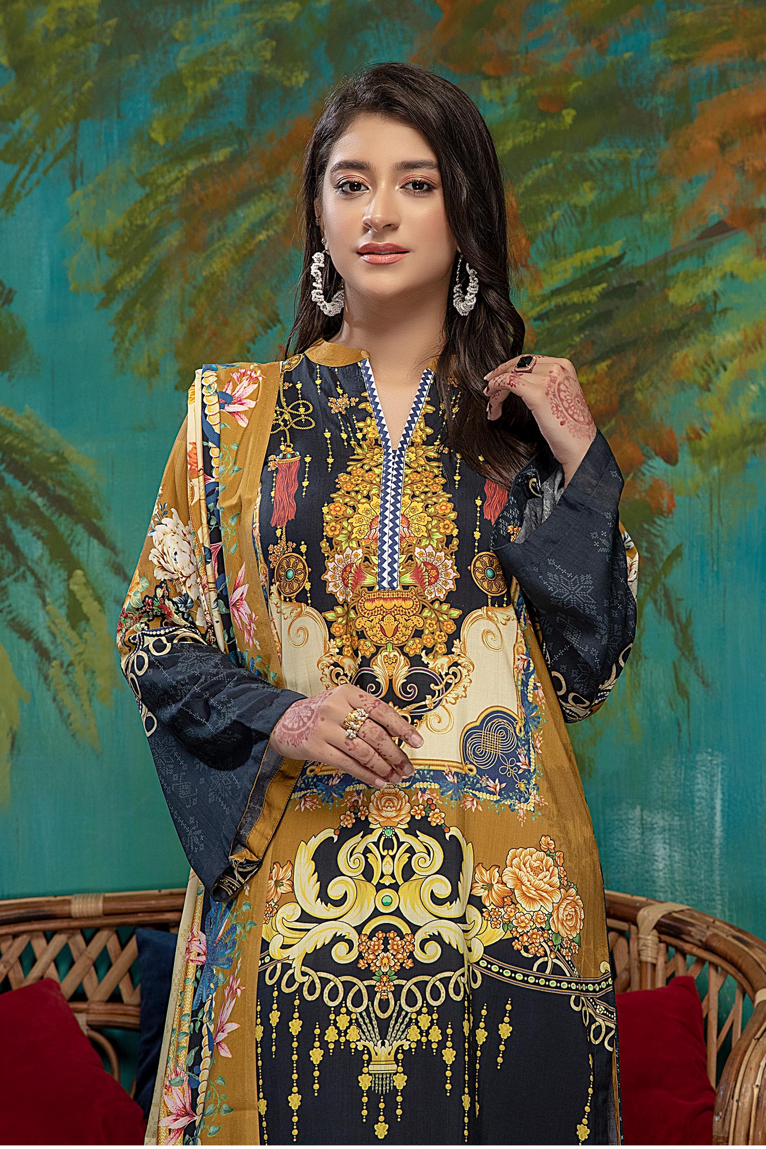 Eirian - Digital Printed Linen - Image 4