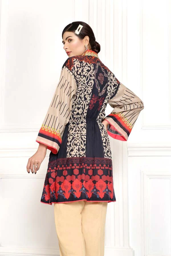 El Salva - Digital Printed Lawn Shirt (Unstitch) - Image 3
