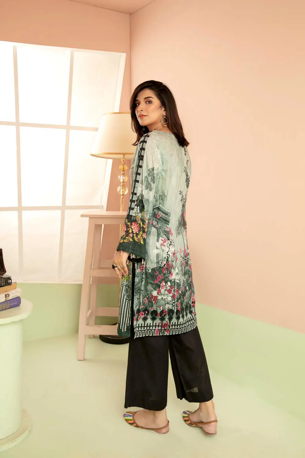 Ellort - Printed Stitch Kurti - Image 3