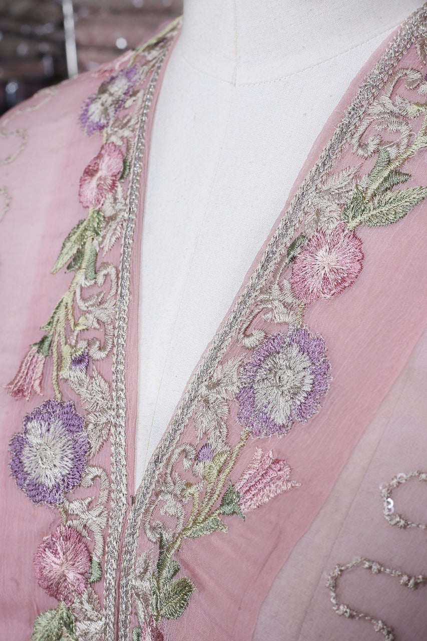 Embroidered Chiffon Dupatta - Image 3