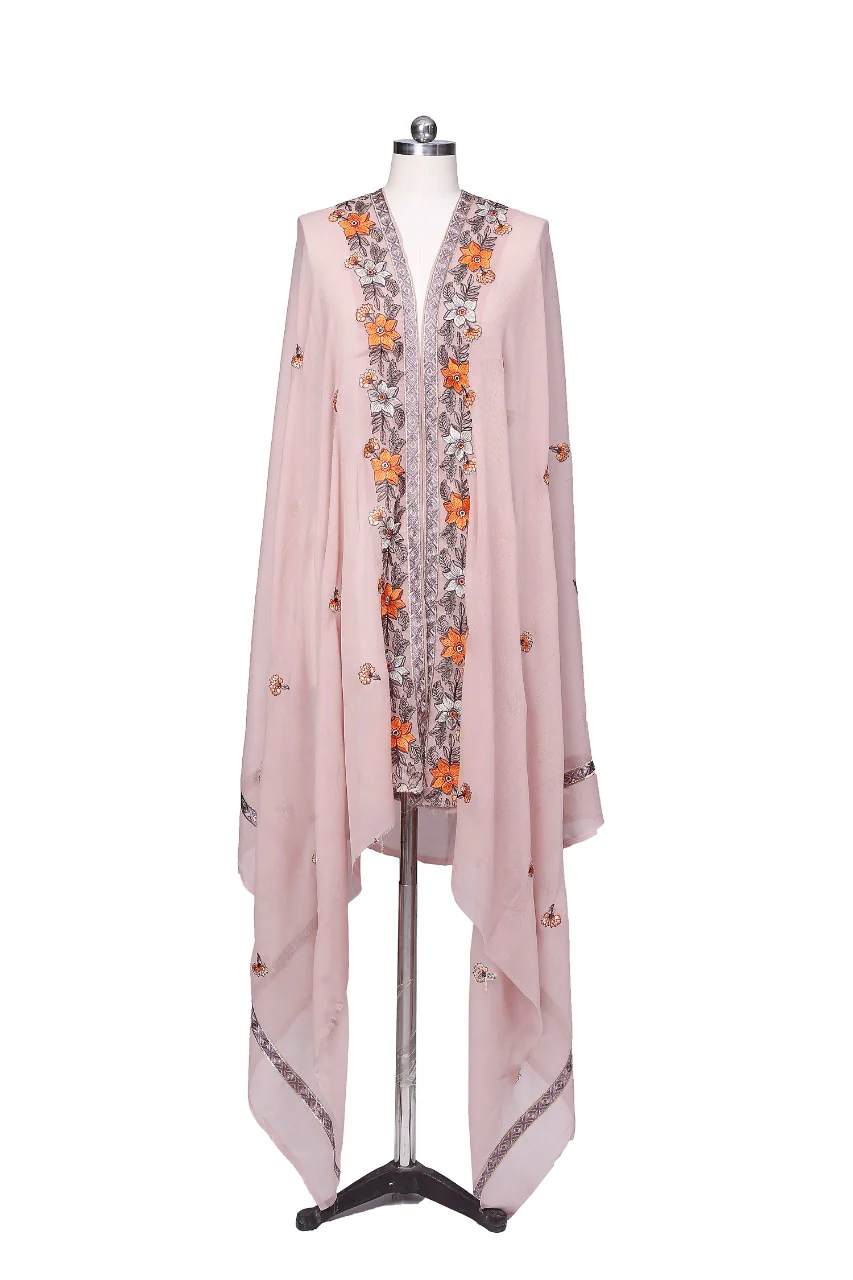 Embroidered Chiffon Dupatta - Image 2