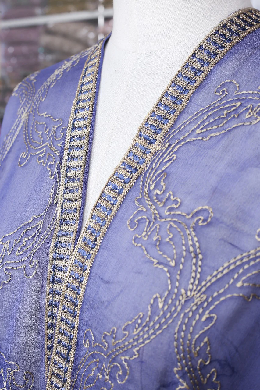 Embroidered Chiffon Dupatta - Image 3