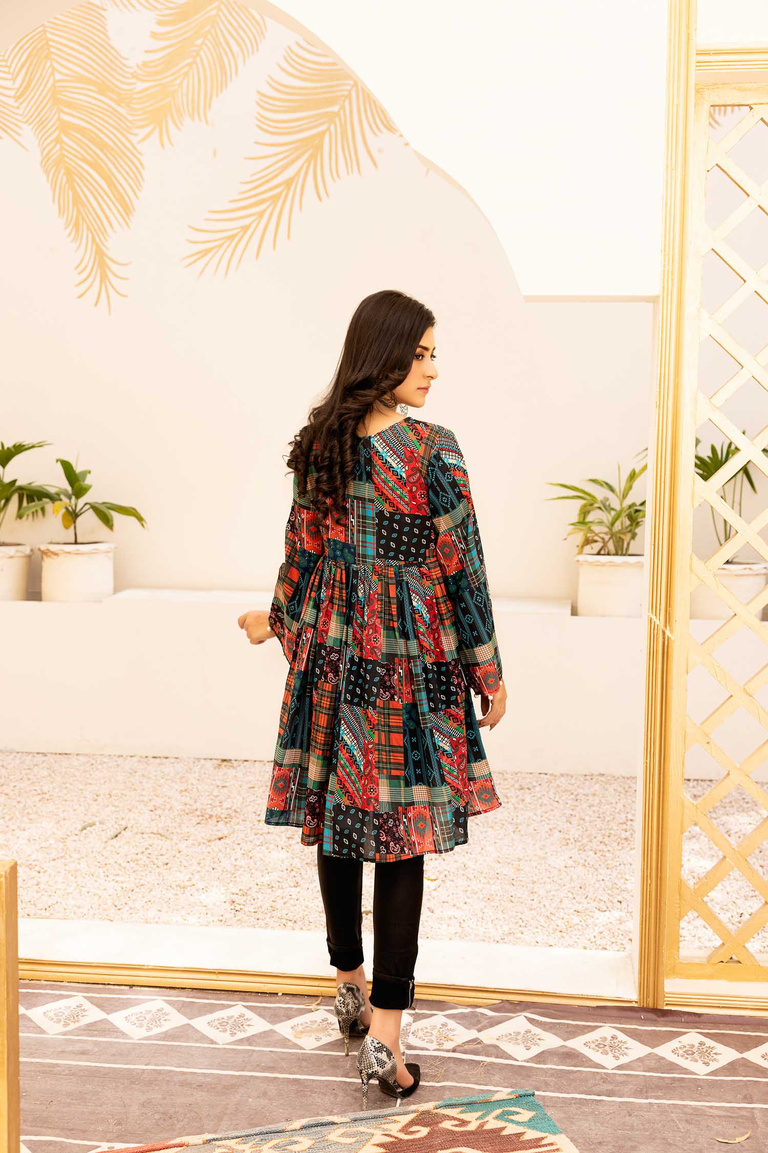 Enthral - Digital Printed Stitched Lawn Kurti - Image 2