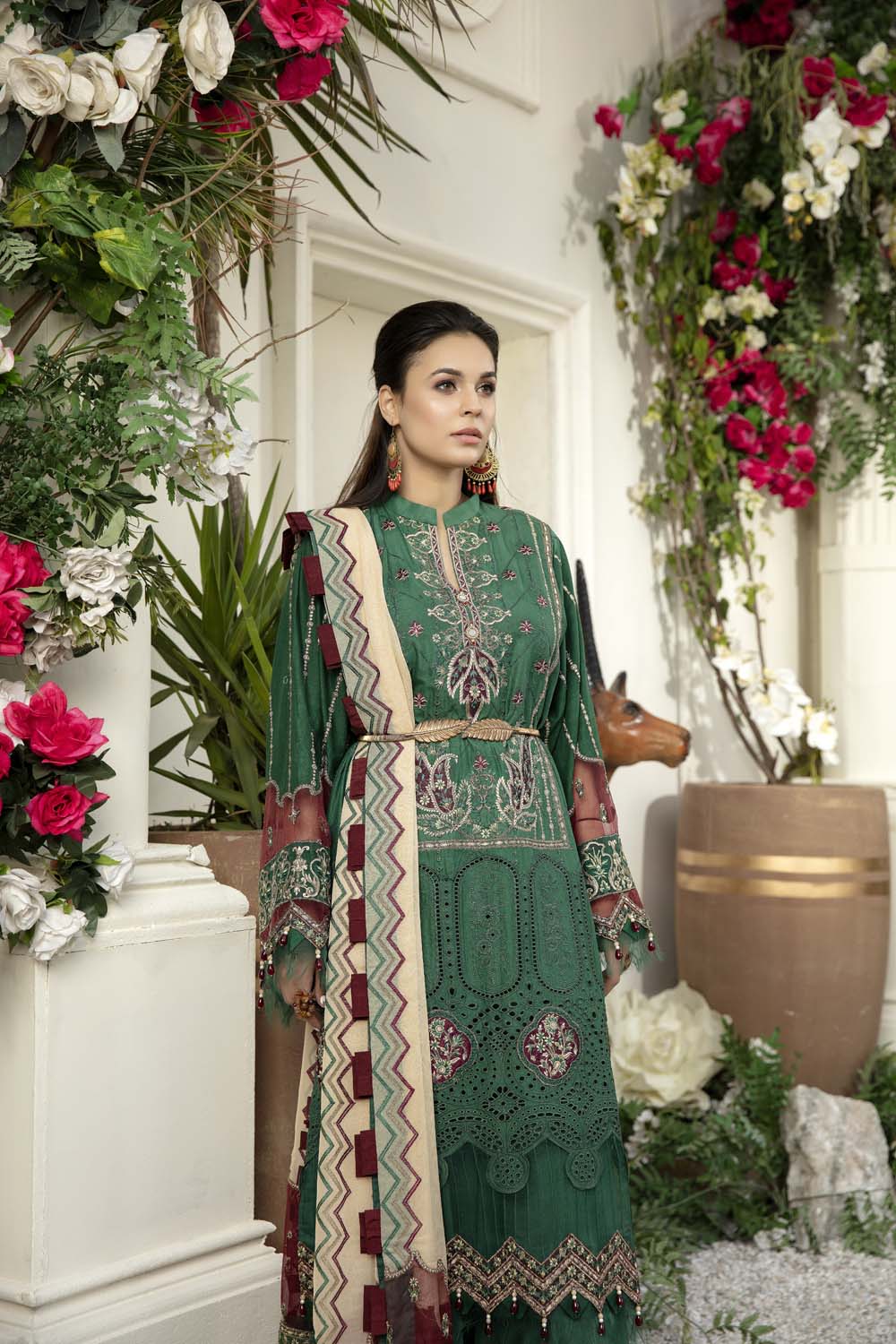 Erin - Schiffli Embroidered Lawn (3PC) - Image 2