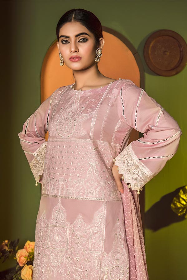 EUNRY- EMBROIDERED LAWN UNSTITCHED - Image 2