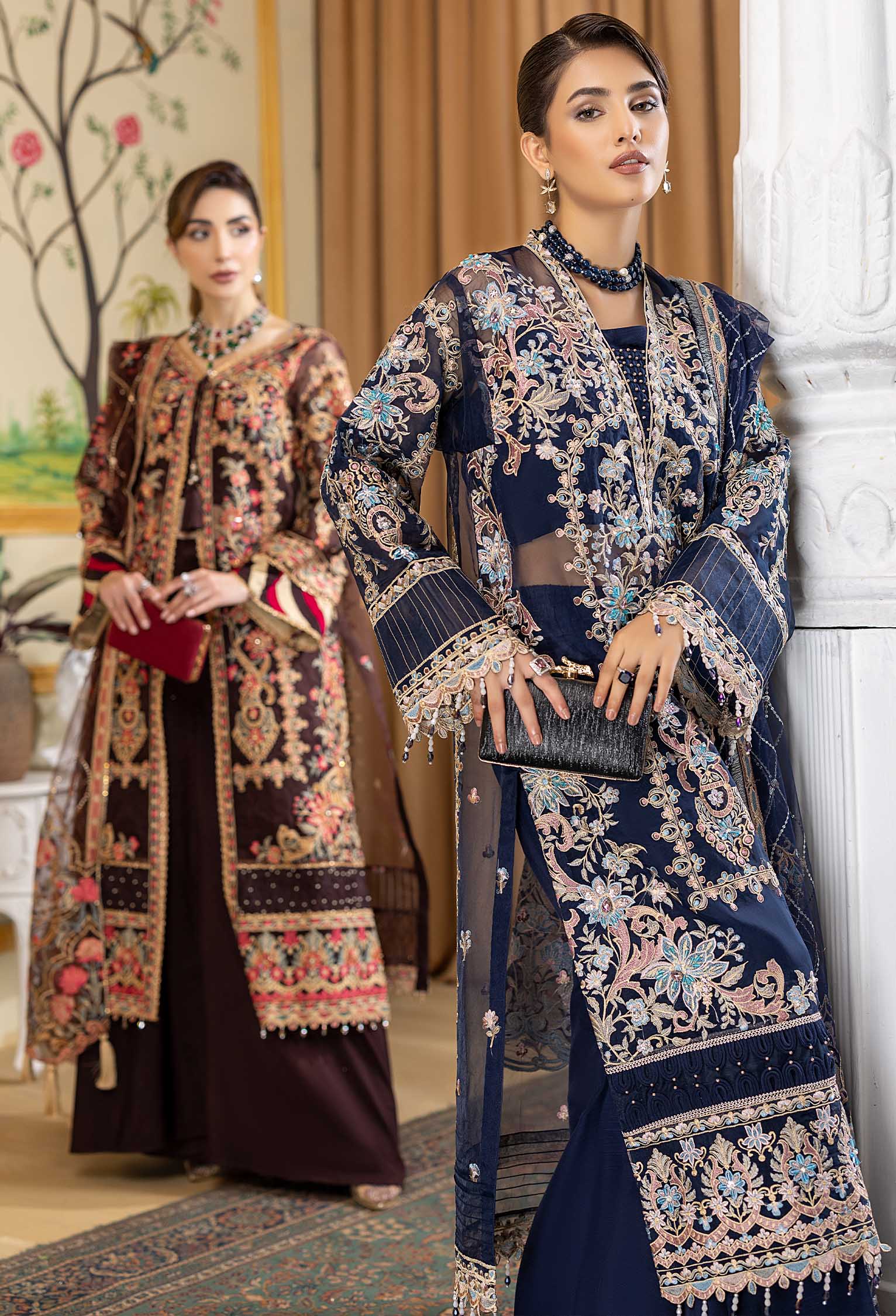 Exotic Empire - Embroidered Organza Stitched - Image 5