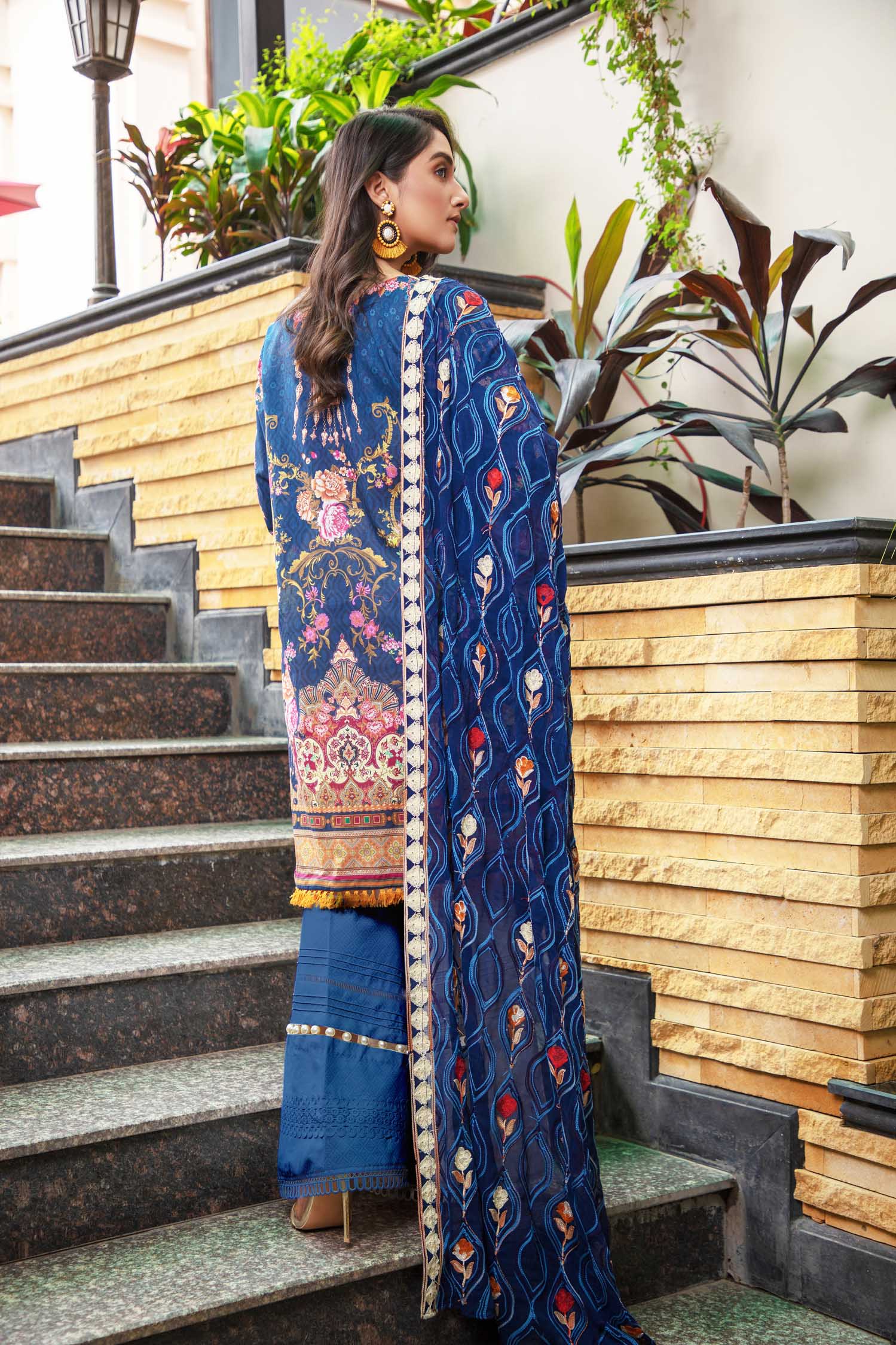 Exquisite - Digital Printed & Embroidered Lawn 3PC - Image 3