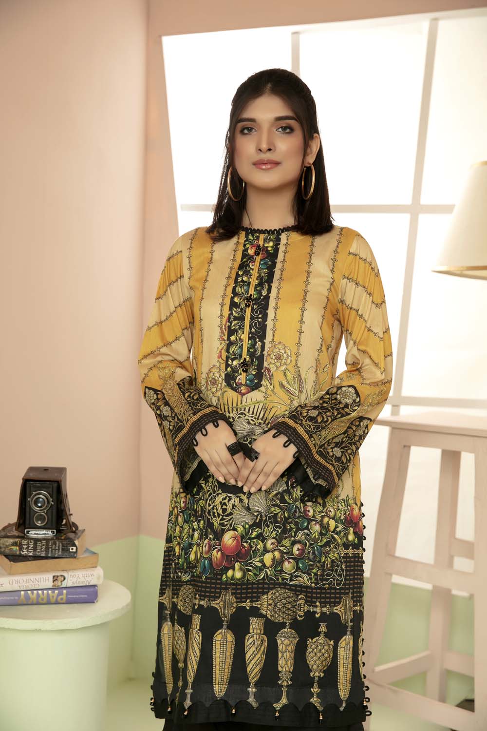 Fairy Brawl - Printed Stitch Kurti - Image 3