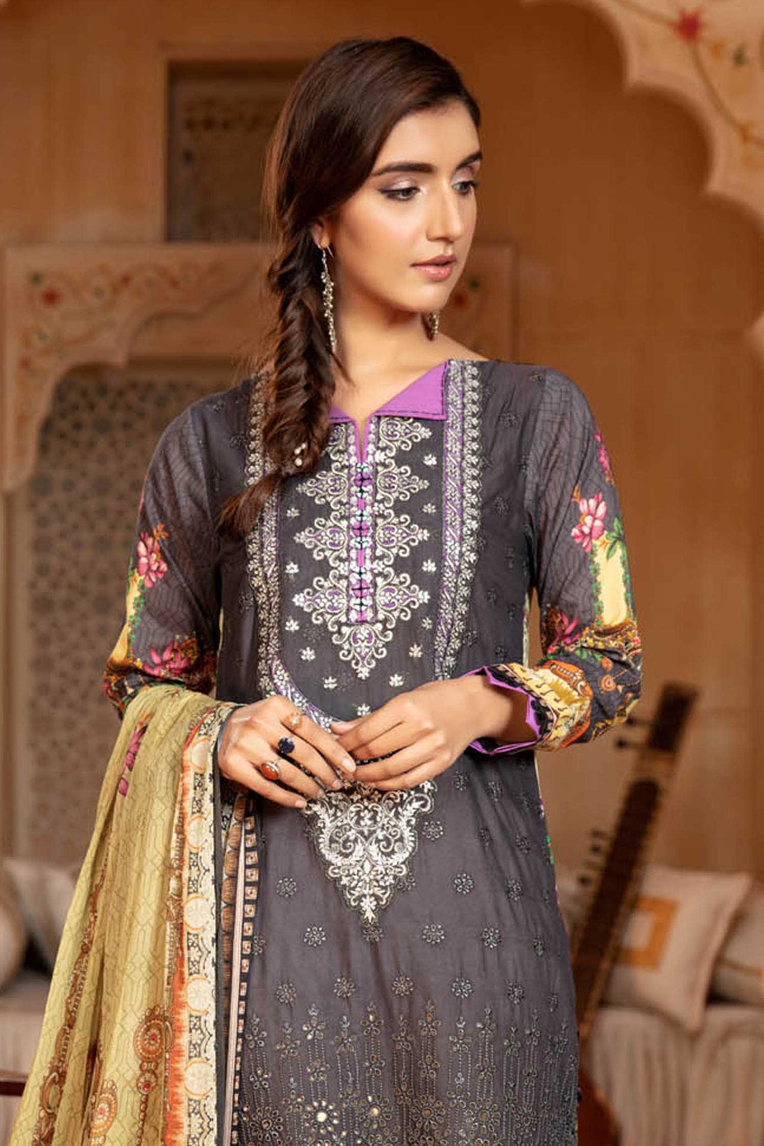 Fairy Trod - Schiffli Embroidered Lawn 3PC - Image 4