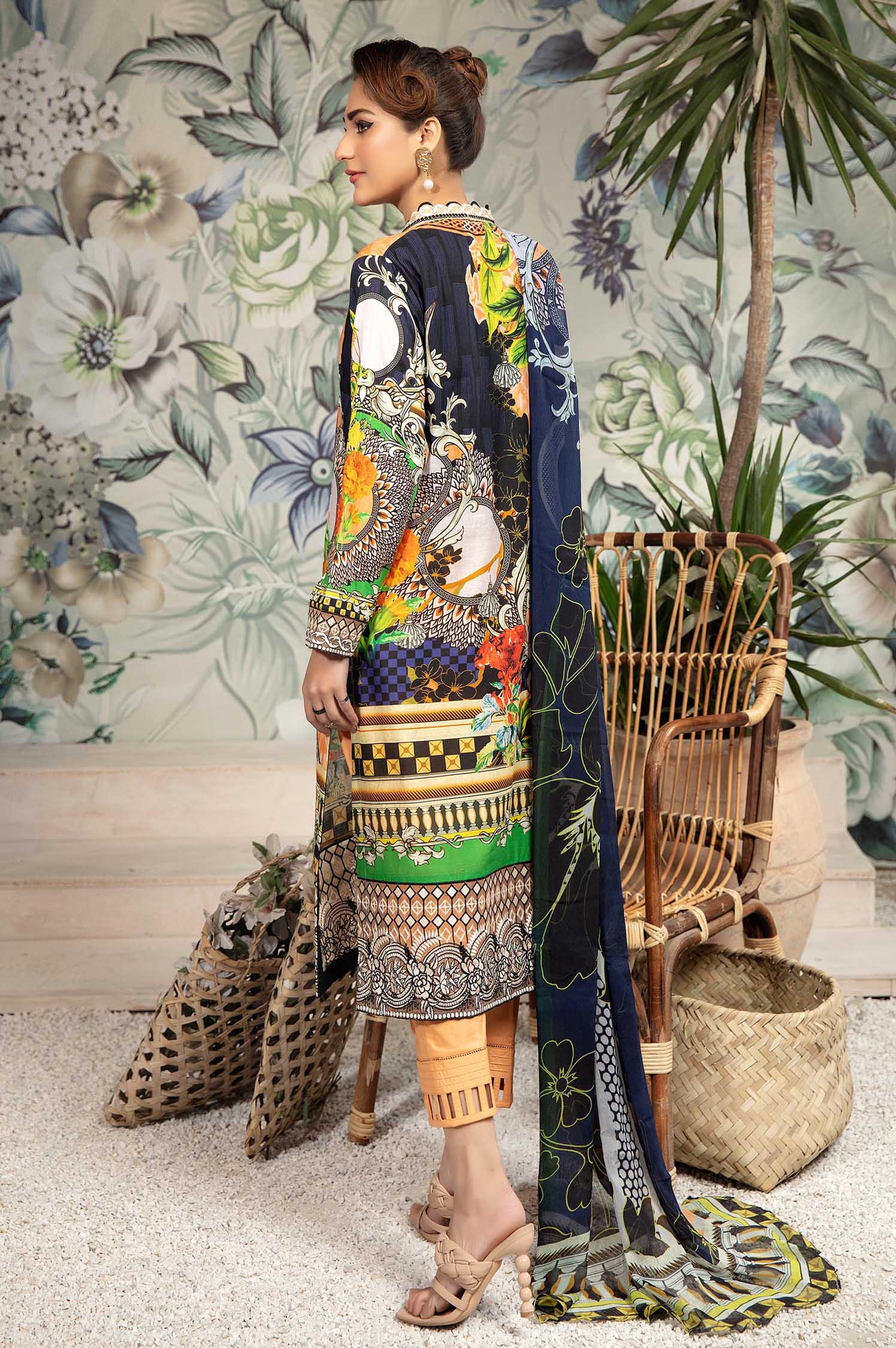 Fawn - Printed & Embroidered Lawn 3PC - Image 2