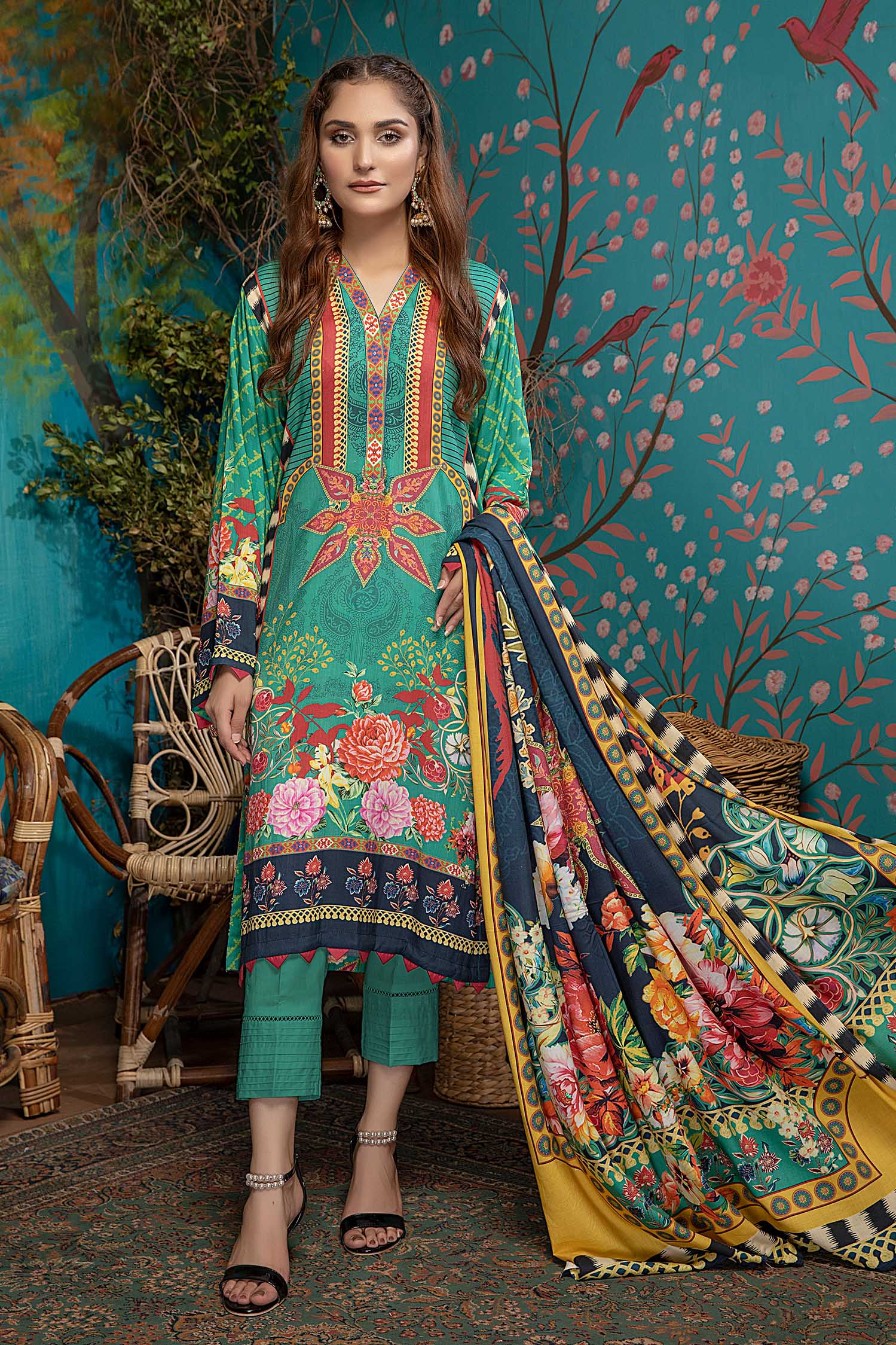 Faye - Digital Printed Linen