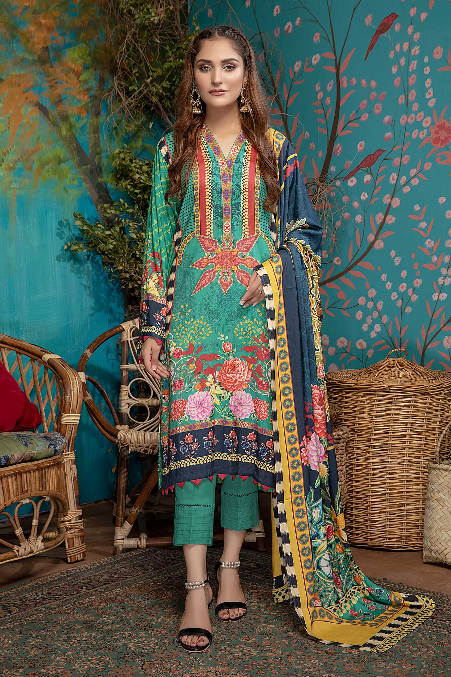 Faye - Digital Printed Linen - Image 3