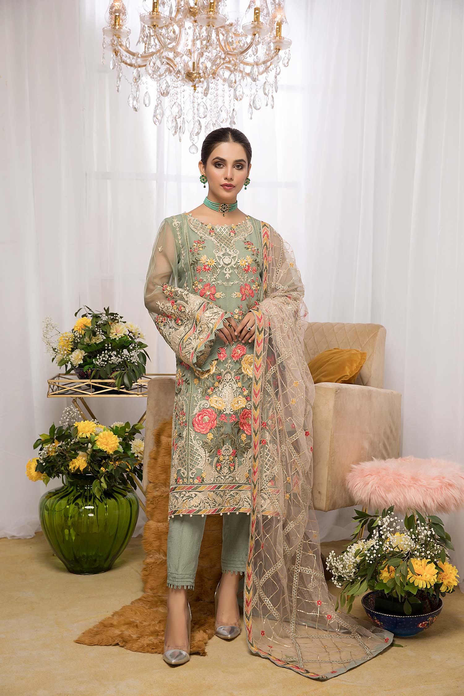 Feel Green - Luxury Pret 4PC
