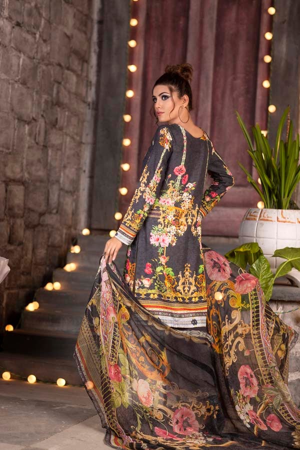 Feldgrau - DIGITAL PRINTED & EMBROIDERED KARANDI 3PC - Image 2