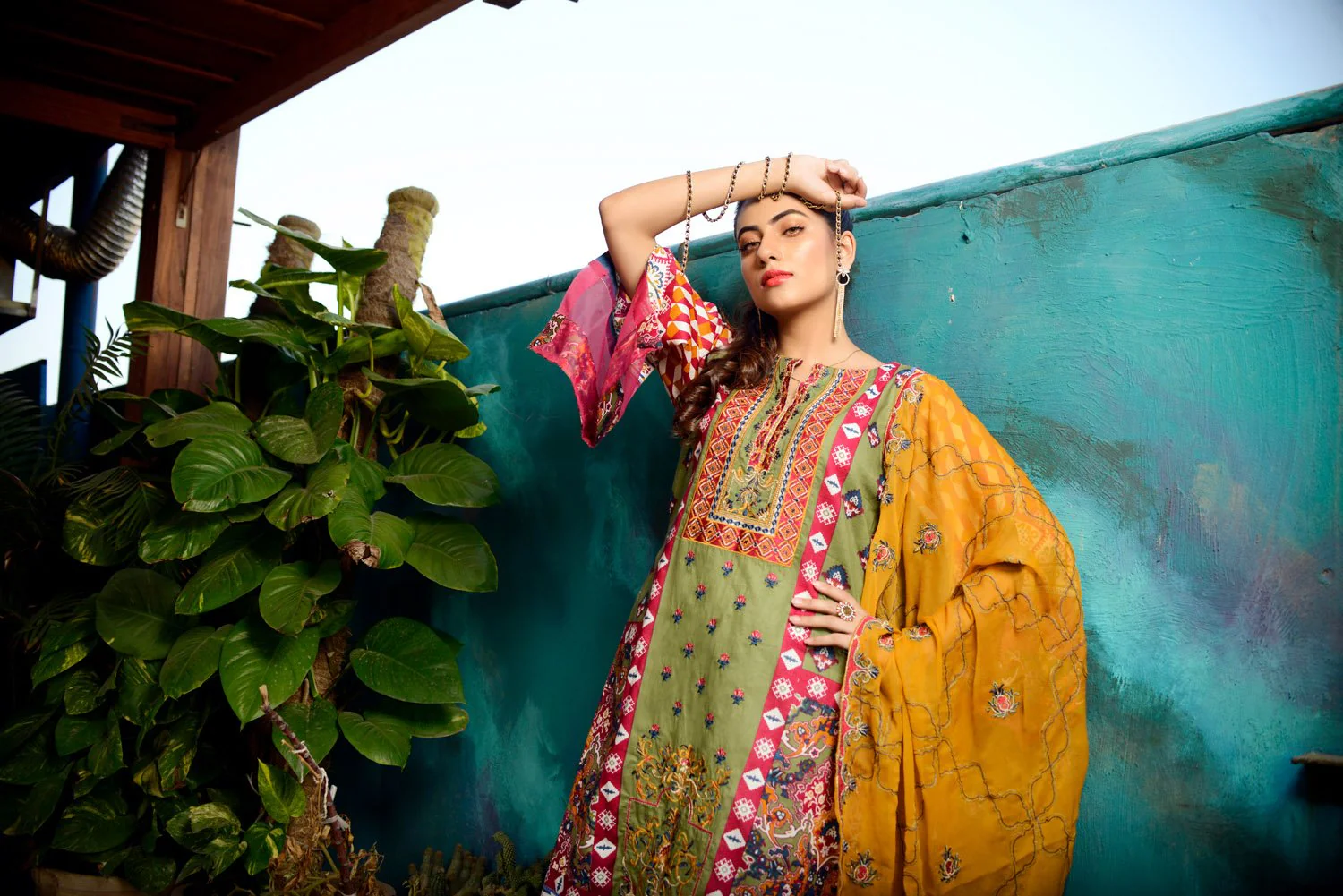 fern - Printed and Embroidered Lawn 3PC - Image 2