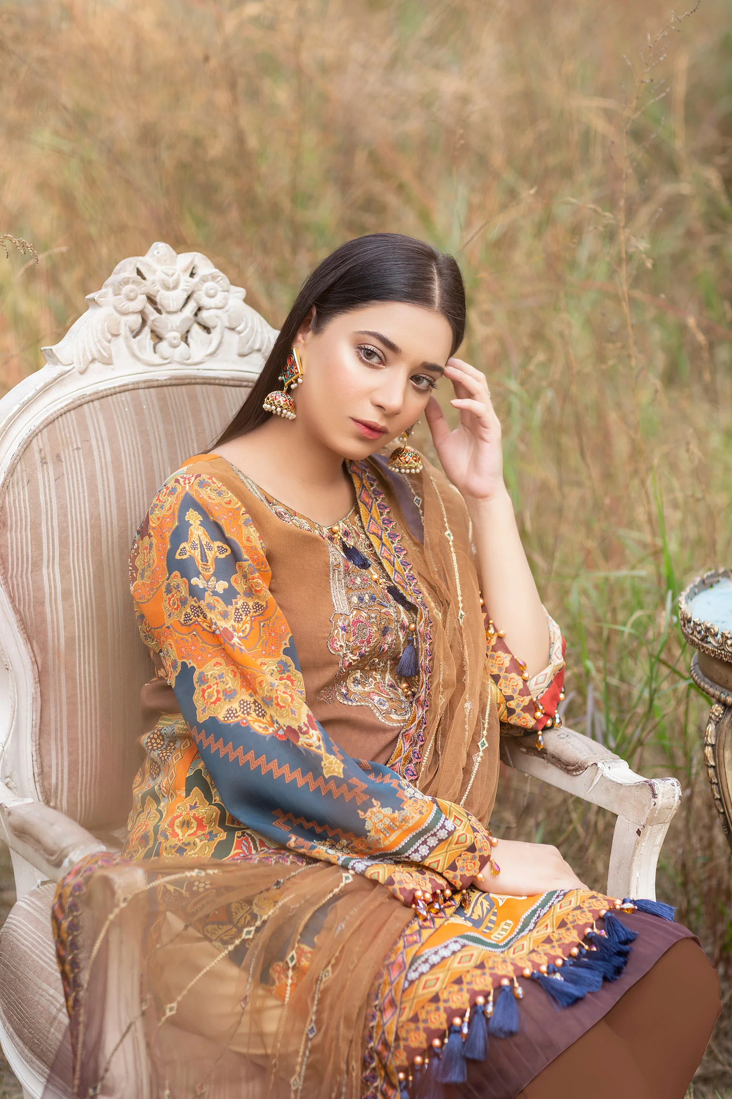 Fevin - Digital Embroidered Swiss Voil 3PC - Image 2