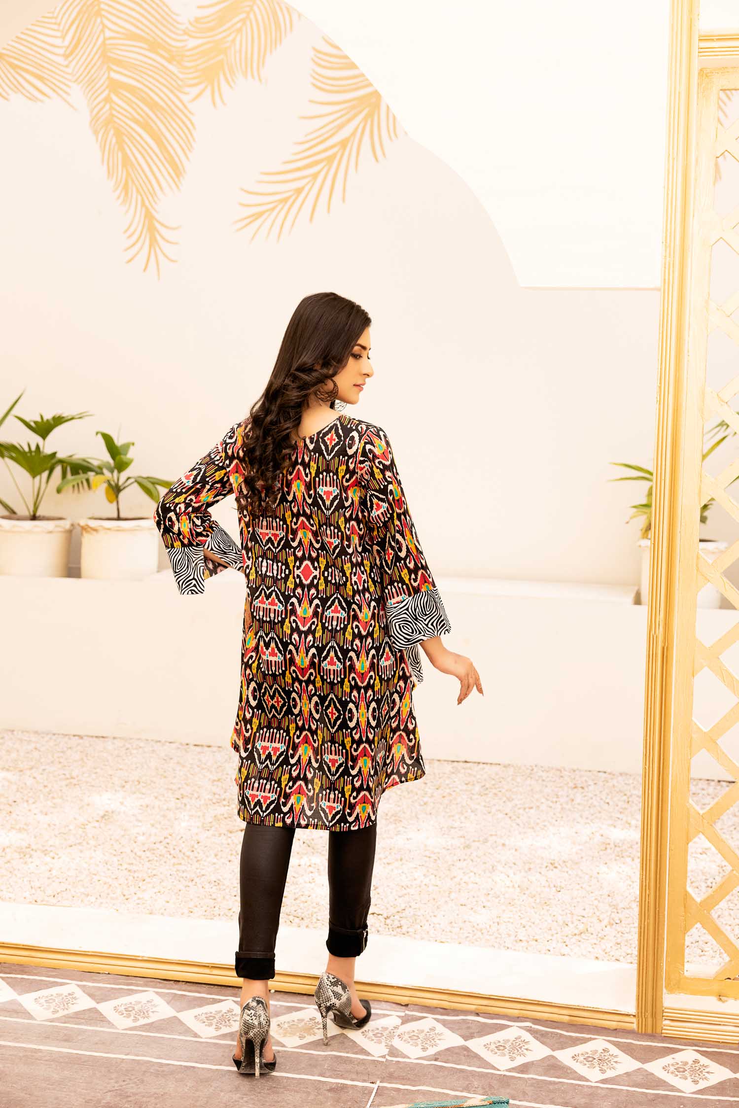 Firm - Digital Printed Stitched Lawn Kurti - Image 2