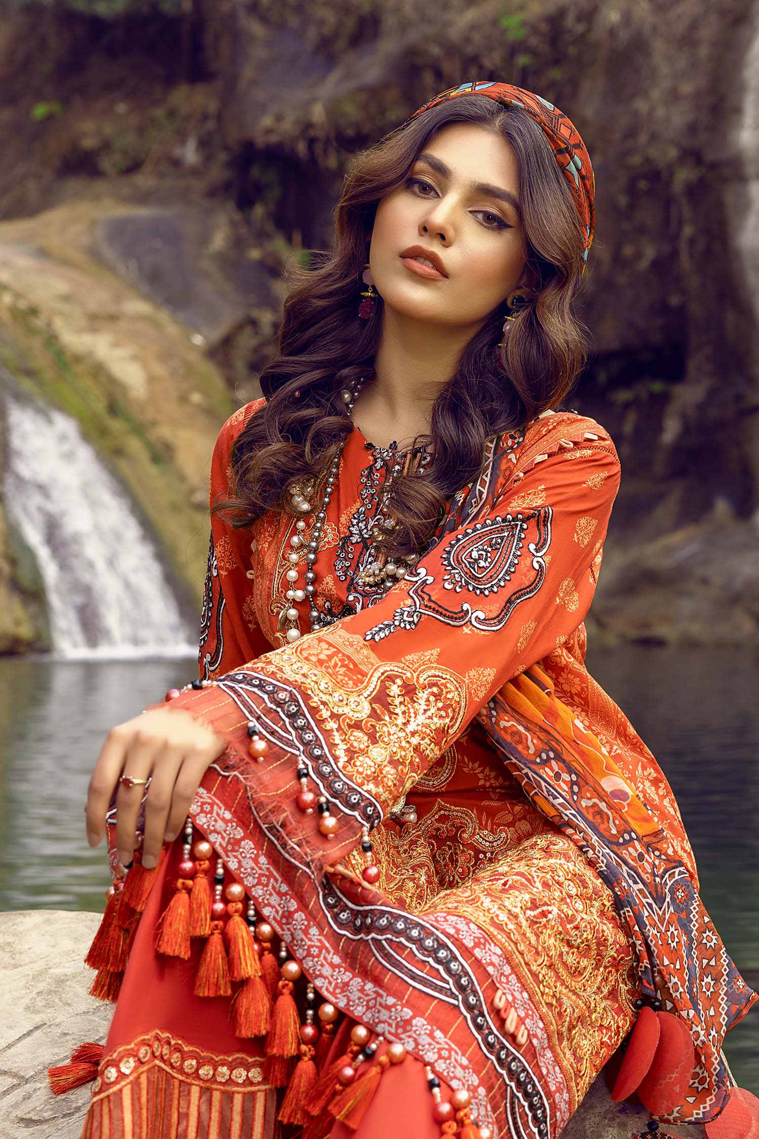 Flame - Exclusive Unstitch Lawn - Image 3