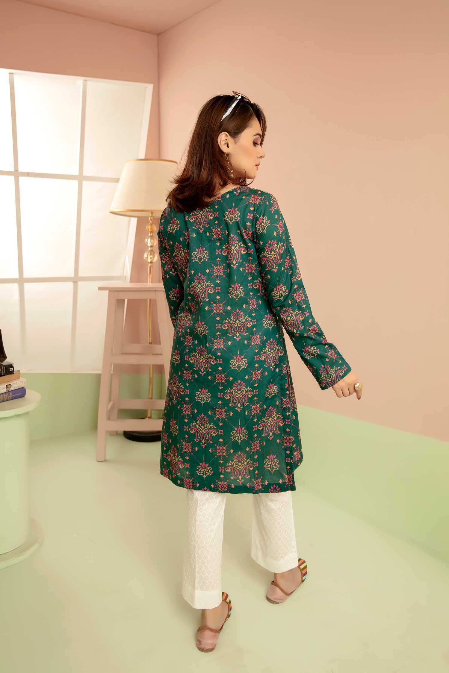 Forged - Digital Printed Stitched Lawn Kurti - Image 2