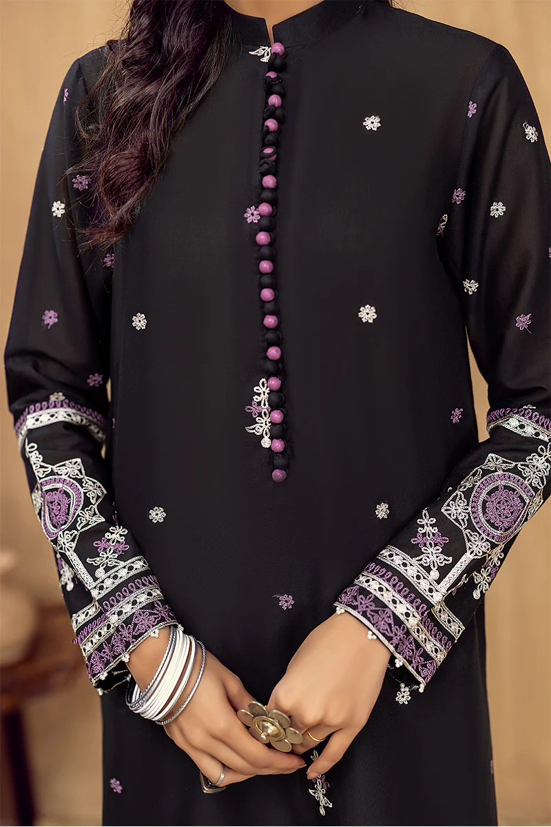 Frozil - Stitched Embroidered Lawn 2PC - Image 3
