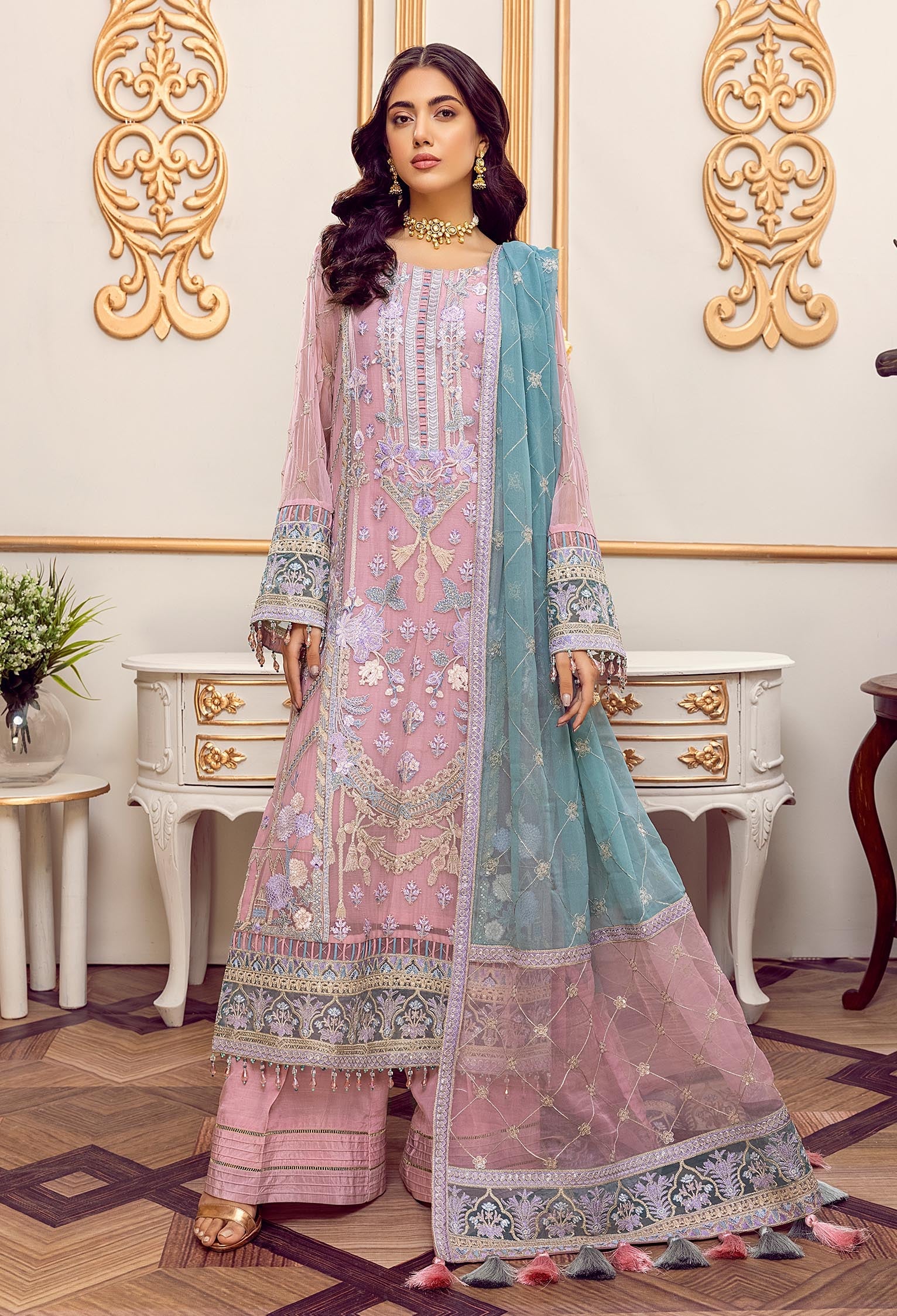 Fuscia Carnation Stitched - Image 3