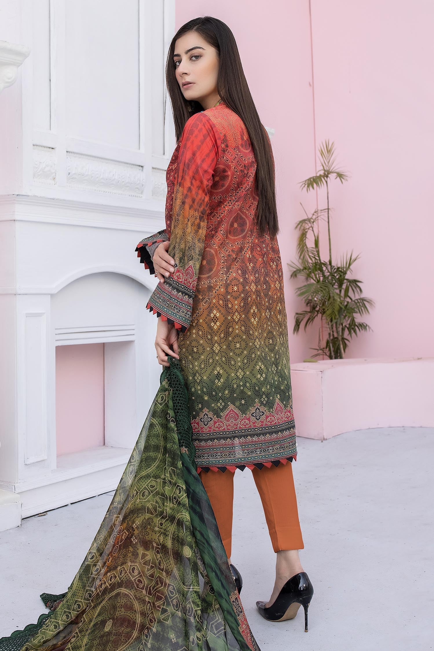 Fuzzy Wuzzy - Digital Printed & Embroidered Lawn - Image 2