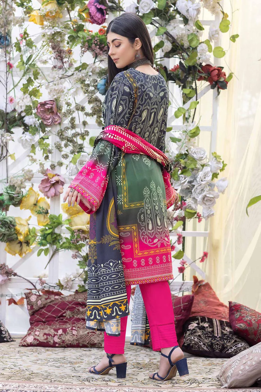 Glory Mauve - Digital Printed Linen - Image 2