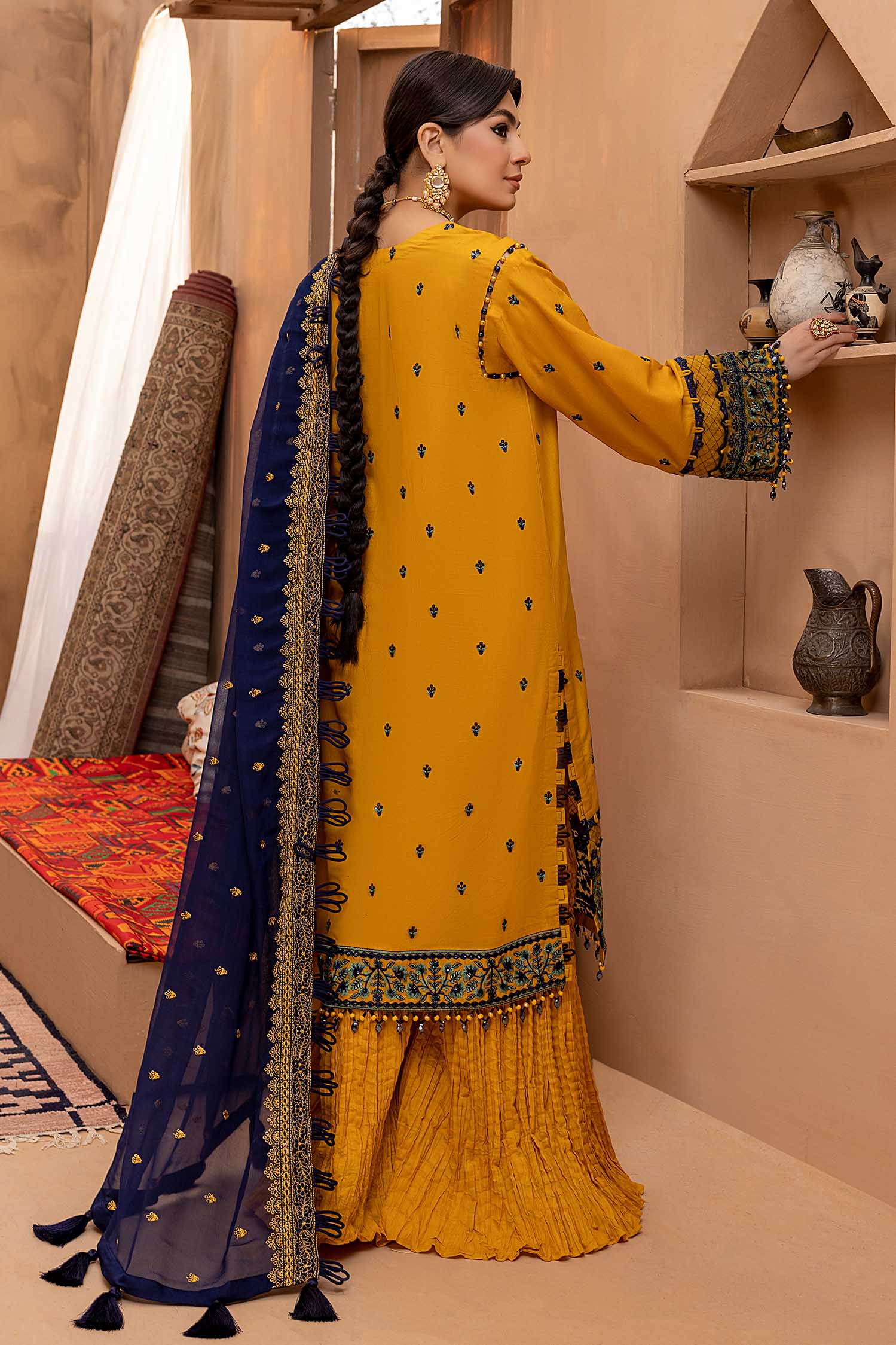 Golden Bell - Exclusive Unstitch Lawn - Image 2
