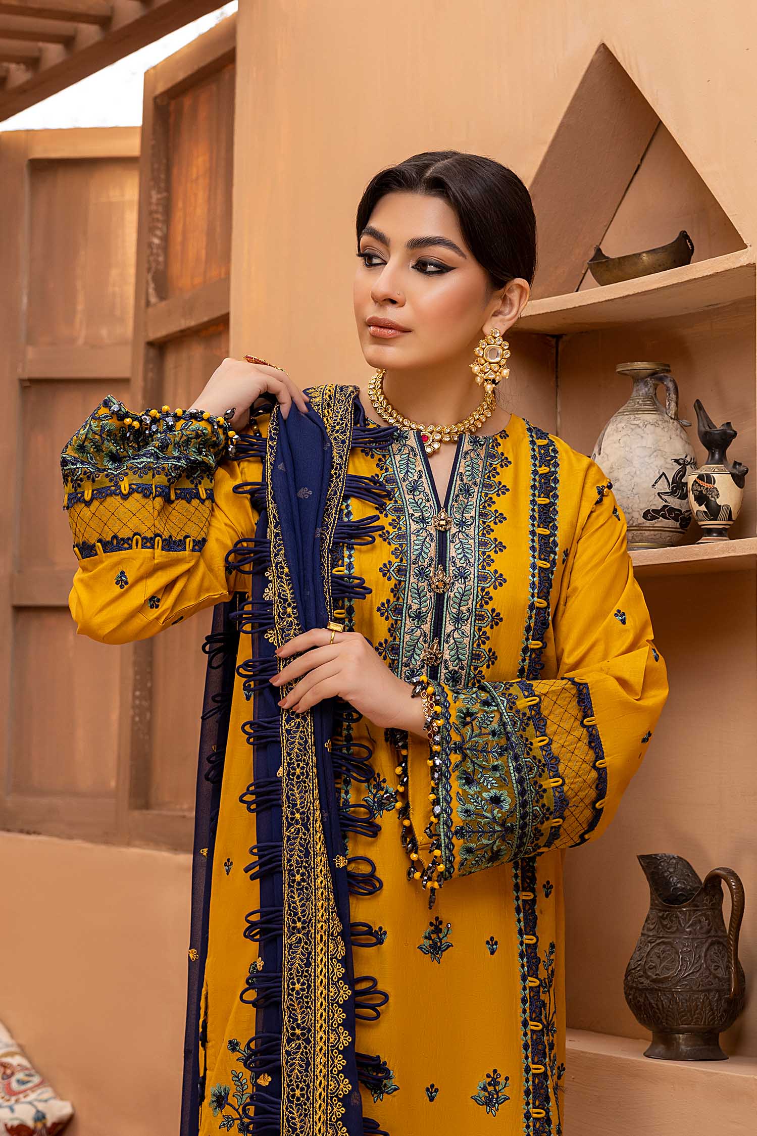 Golden Bell - Exclusive Unstitch Lawn - Image 3