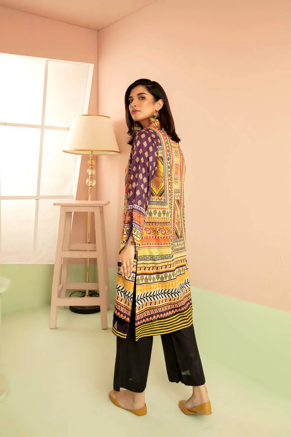 Grip Lines - Printed Stitch Kurti - Image 3