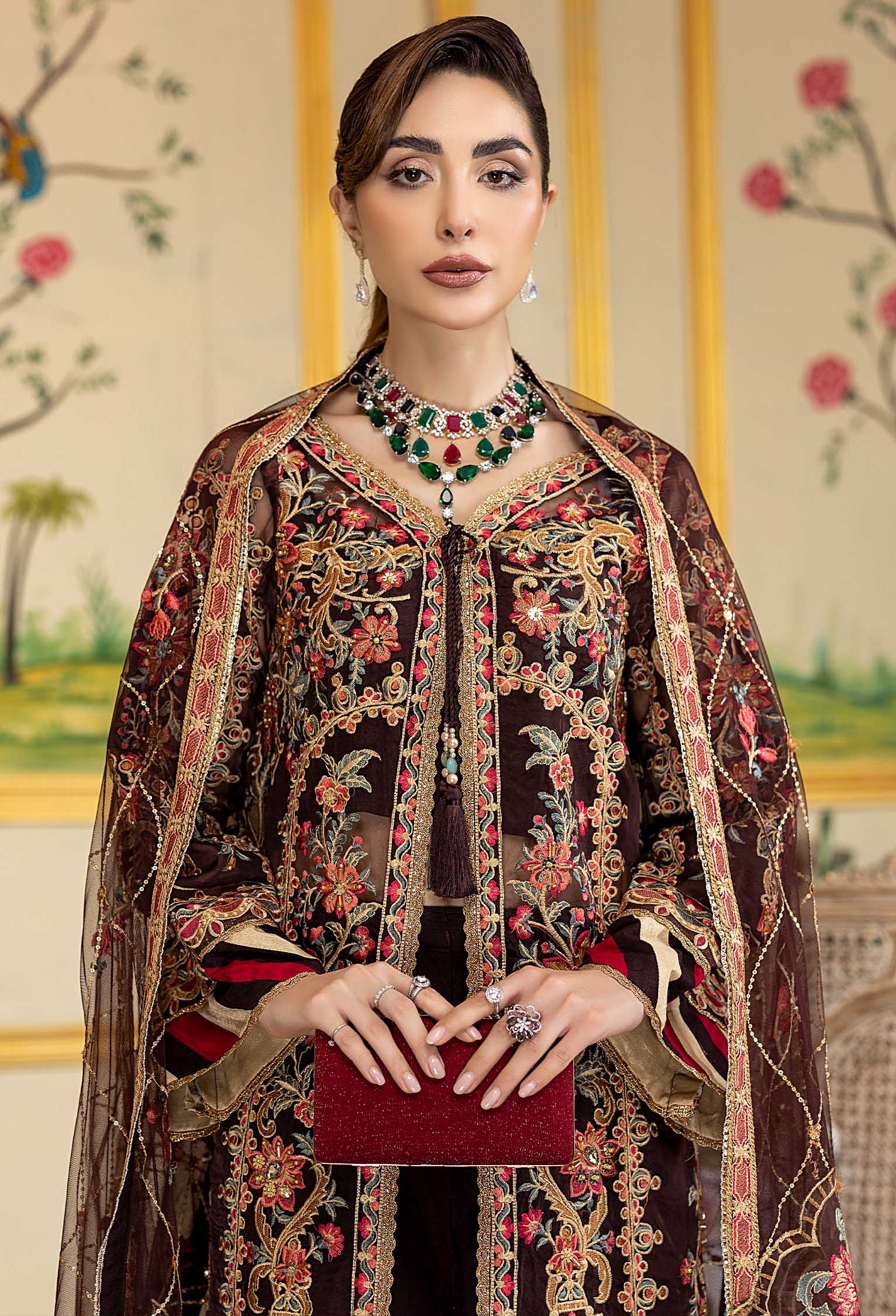 Imperial Era - Embroidered Organza Stitched - Image 3
