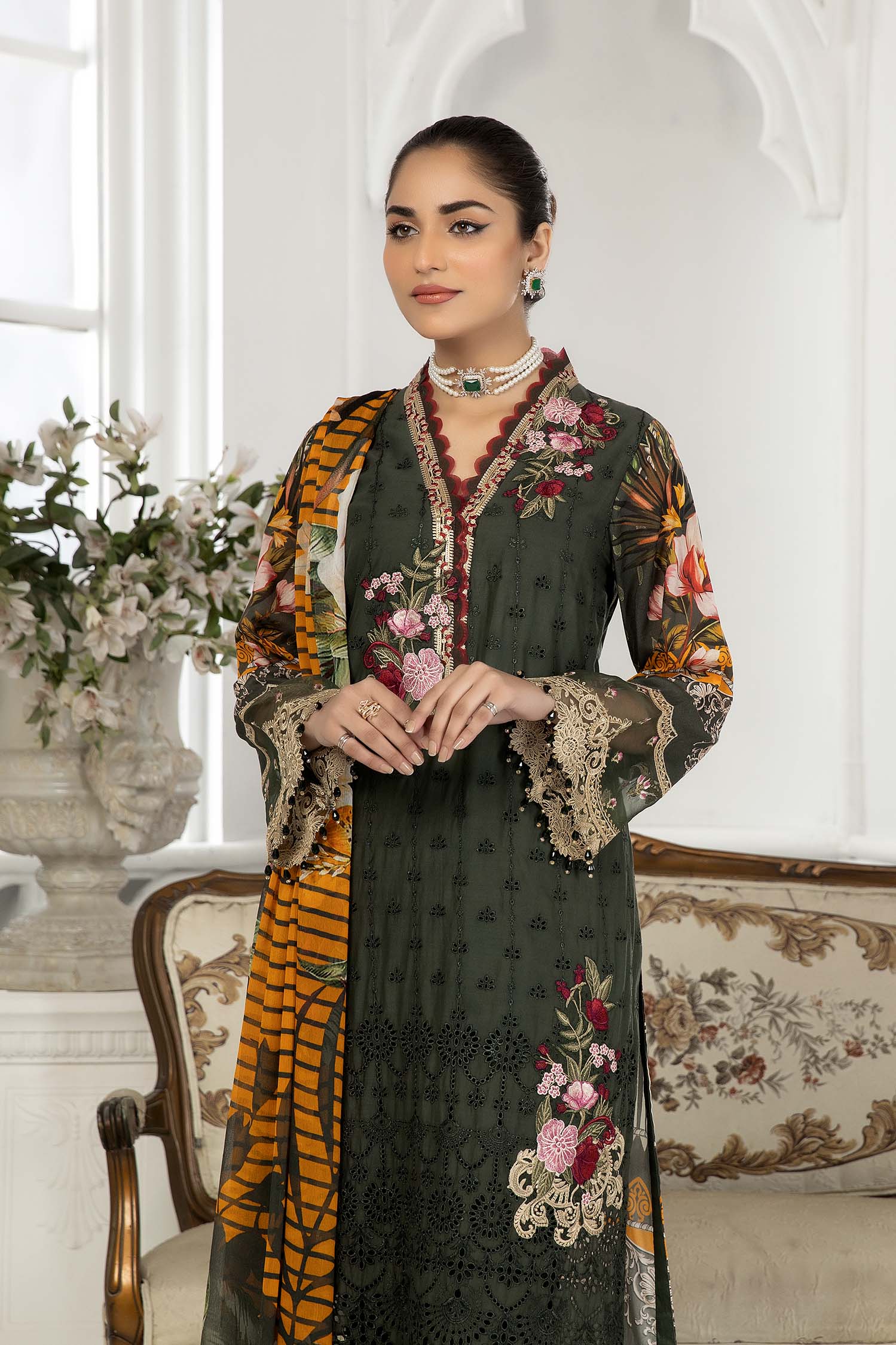 Iridium - Chikankari Lawn 3PC - Image 3