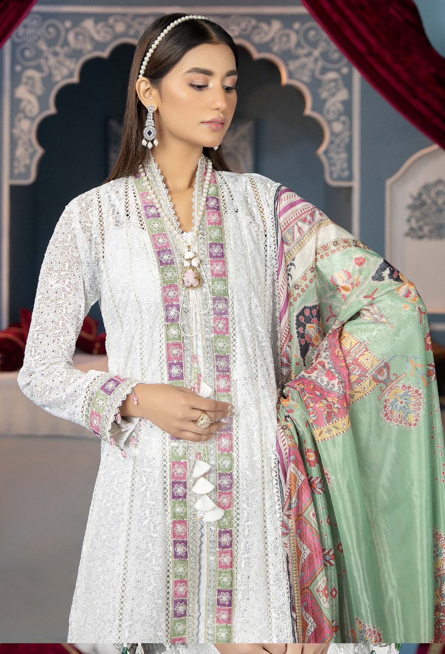 Juilant - Chikankari Unstitched - Image 4