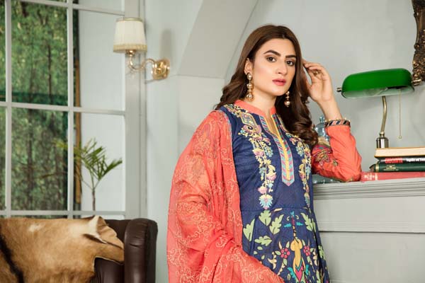 MILLENNIUM - Digital Printed and Embroidered Lawn - Image 4