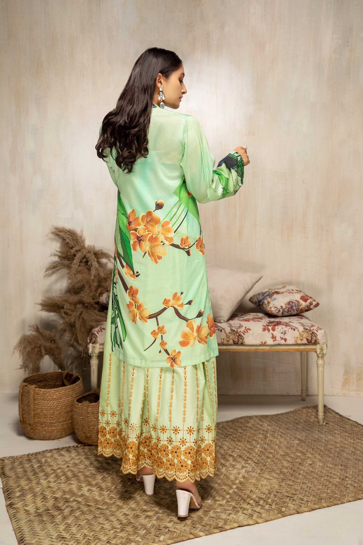 Mint - Digital Printed Lawn 2 piece - Image 3