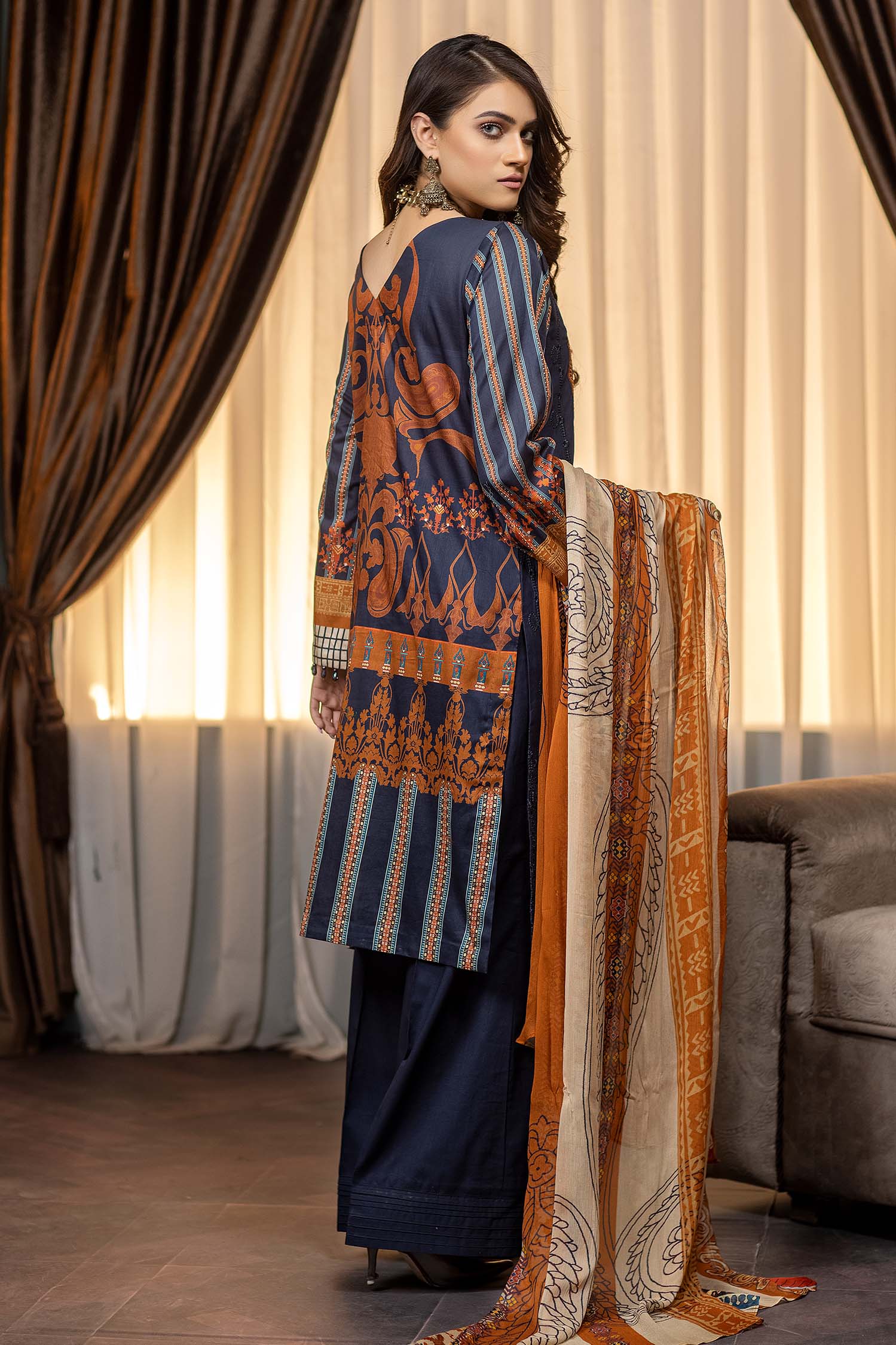 Mirage - Stitched Printed & Embroidered Lawn - Image 2