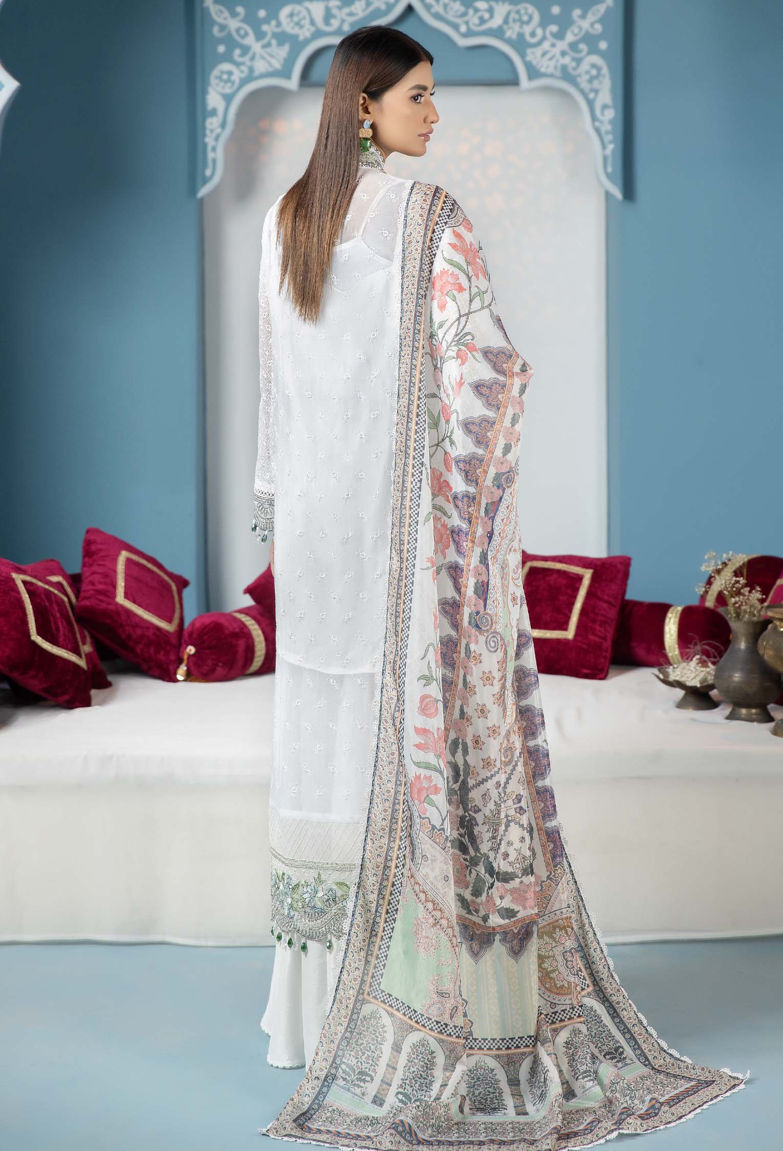 Mofin - Chikankari Unstitched - Image 2