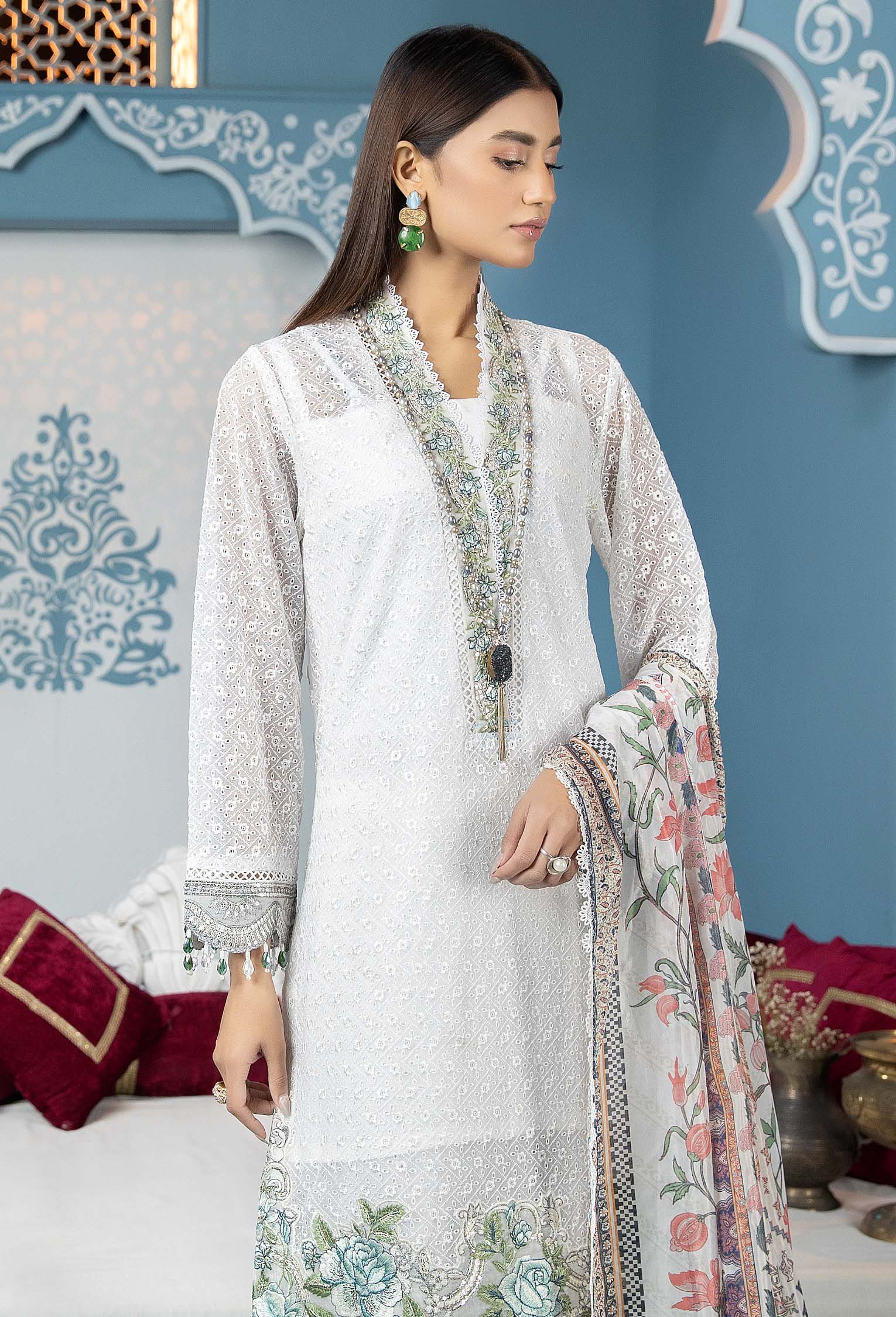 Mofin - Chikankari Unstitched - Image 3