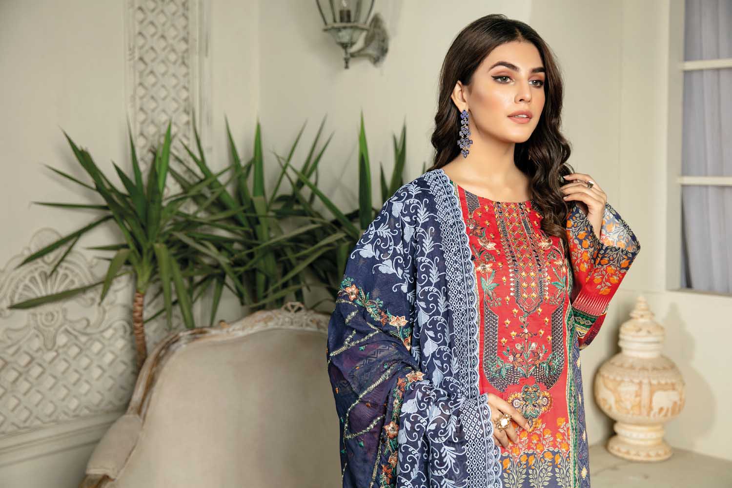 Molen - Digital Printed & Embroidered Lawn 3PC - Image 3